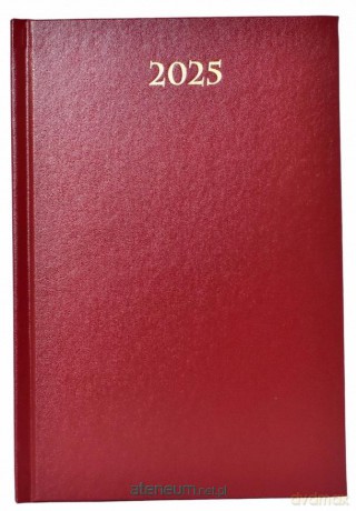 Terminarz 2025 tygodniowy A5 Divas bordowy [KALENDARZ]