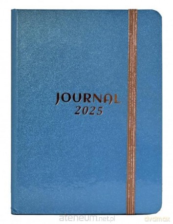 Terminarz 2025 tygodniowy A6+ Journal z gumką MIX [KALENDARZ]