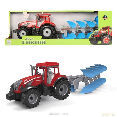 Traktor z pługiem