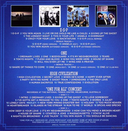 Bee Gees: The Warner Bros Years 1987-1991 [BOX] [5CD]