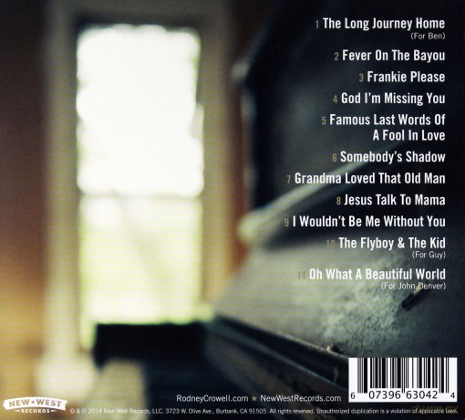 Rodney Crowell: Tarpaper Sky (ecopack) [CD]