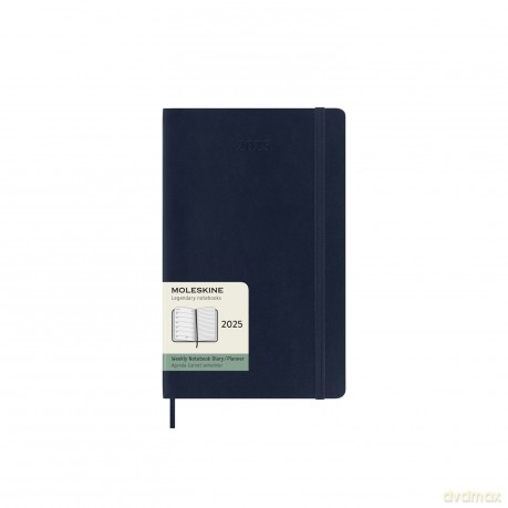 Kalendarz 2025 12M Moleskine L tygodniowy Sapphire Blue 13x21 [KALENDARZ]