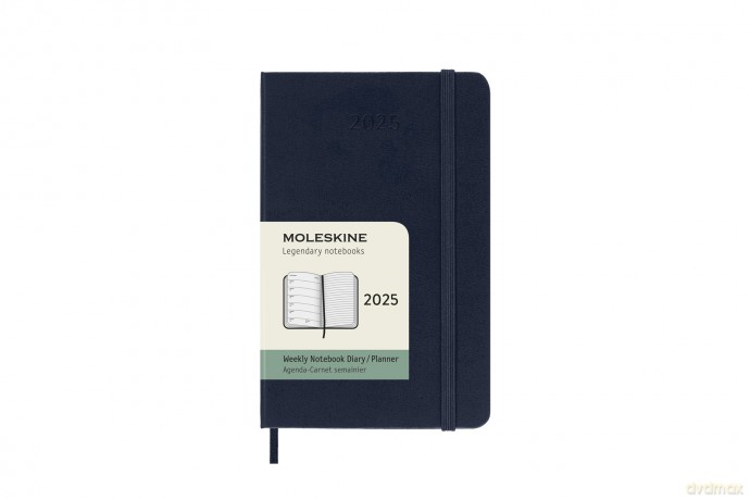 Kalendarz 2025 12M Moleskine P tygodniowy Sapphire Blue 9x14 [KALENDARZ]