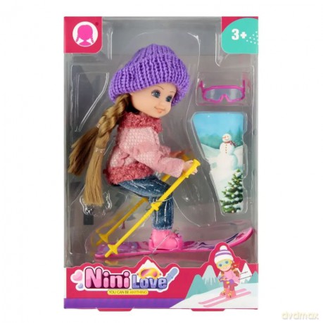 Lalka Nini Love 15 cm z akcesoriami 1szt.mix