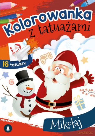 Mikołaj. Kolorowanka z tatuażami [KSIĄŻKA]