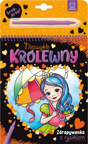 Niezwykłe królewny. Zdrapywanka z rysikiem - Anna Podgórska [KSIĄŻKA]