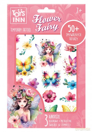 Tatuaże Flower Fairy Bellisa STN 9308