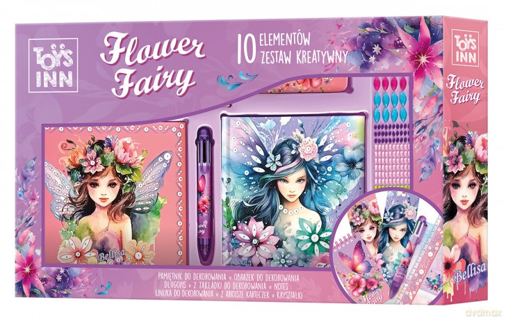 Zestaw kreatywny Flower Fairy 10 el. STN 9339