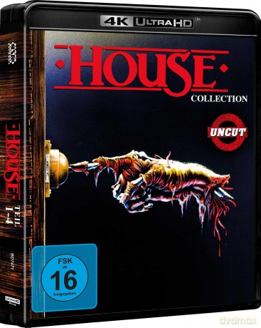 House/ House II: The Second Story/ House III: The Horror Show/ House IV [4xBlu-Ray 4K]