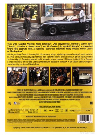 Lamborghini: Człowiek, który stworzył legendę [DVD]