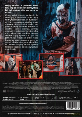 Terrifier 2: Masakra w Święta [DVD]