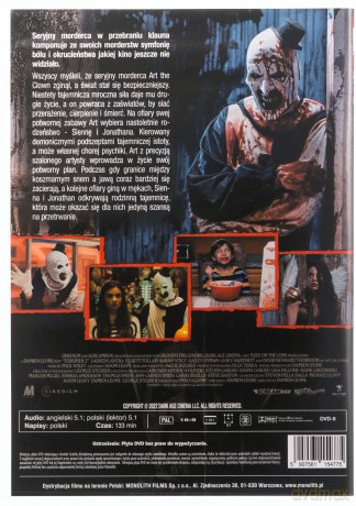 Terrifier 2: Masakra w Święta [DVD]