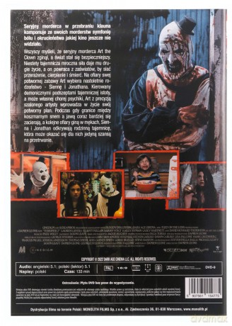 Terrifier 2: Masakra w Święta [DVD]