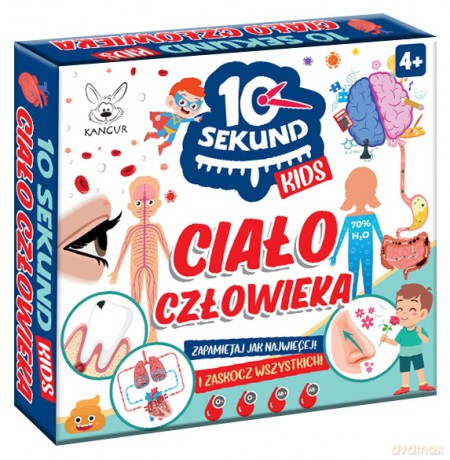 10 Sekund Kids Ciało Człowieka [KARTY]
