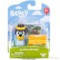 Figurka Bluey piesek z belką w kapeluszu BLU18040 [FIGURKA]