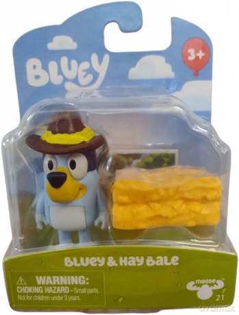 Figurka Bluey piesek z belką w kapeluszu BLU18040 [FIGURKA]