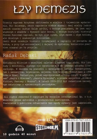 Łzy Nemezis - Rafał Dębski [AUDIOBOOK] [CD-MP3]