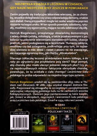 Lecznictwo ludu polskiego. Wierzenia i zwyczaje - Henryk Biegeleisen [KSIĄŻKA]
