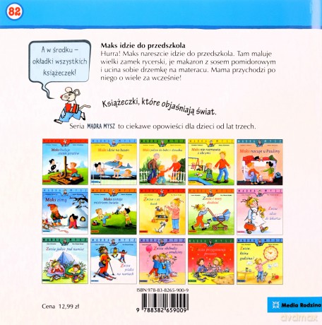 Maks idzie do przedszkola. Mądra Mysz - Christian Tielmann [KSIĄŻKA]