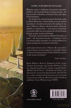 Mentaci Diuny. Wielkie szkoły Diuny (Tom 2) - Brian Herbert, Kevin J. Anderson [KSIĄŻKA]