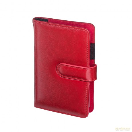 Notes A6 magnetyczny kratka czerwony N45B-60