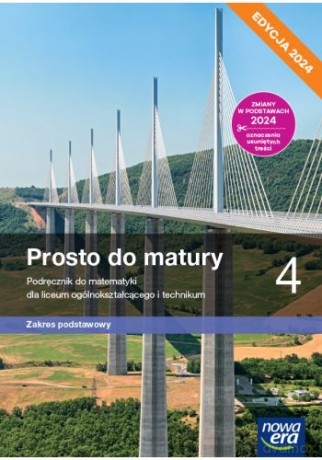 Nowa matematyka prosto do matury podręcznik klasa 4 liceum i technikum zakres podstawowy - Maciej Antek, Krzysztof Belka, Piotr Grabowski [KSIĄŻKA]