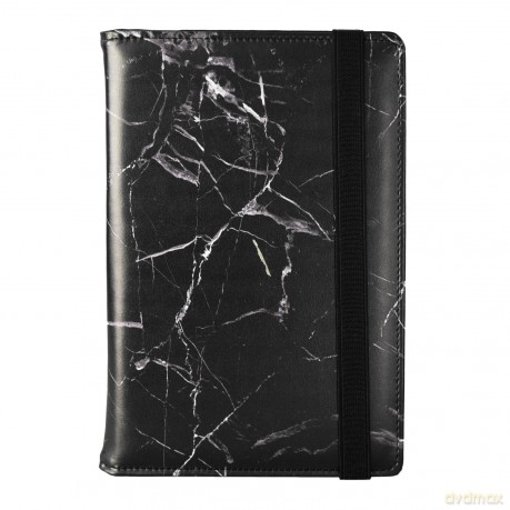 Planner A5 dzienny na gumkę Marble PLR-25PR [KALENDARZ]