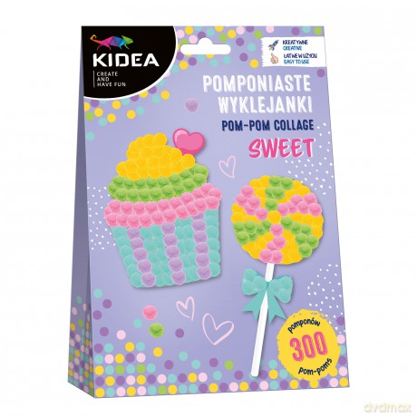 Pomponiaste wyklejanki Sweet
