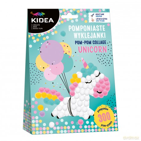 Pomponiaste wyklejanki Unicorn