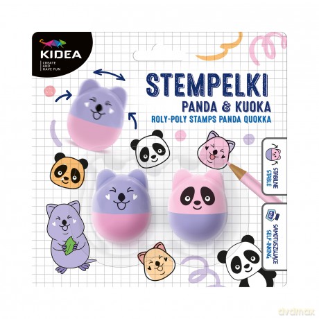 Stempelki wańka wstańka Panda Kuoka