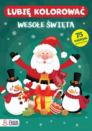 Wesołe święta. Lubię kolorować - Monika Majewska [KSIĄŻKA]