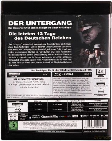 Downfall (Upadek) [Blu-Ray 4K]+[Blu-Ray]