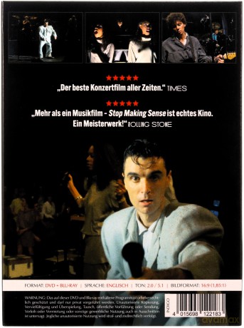 Stop Making Sense [Blu-Ray]+[DVD]