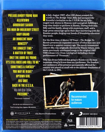 Billy Joel: A Matter of Trust: The Bridge to Russia: The Concert [Blu-Ray]