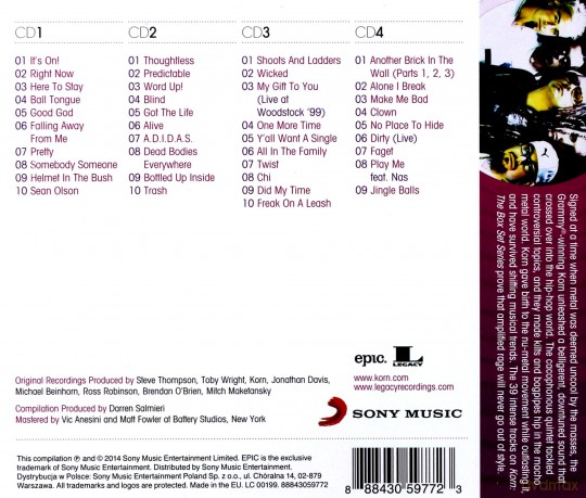 Korn: The Box Set Series [4CD]