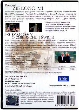 Zielono mi. Rozmowy o zmierzchu i świcie [2DVD]