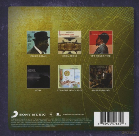 Thelonious Monk: The Complete Thelonious Monk Quartet Columbia Studio Recordings [6CD]