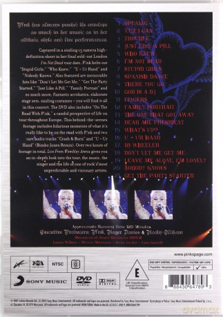 P!nk: Live At Wembley Arena [DVD]
