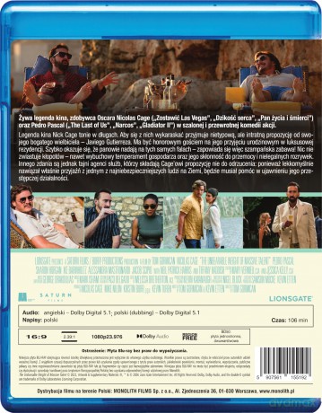 Nieznośny Ciężar Wielkiego Talentu [Blu-Ray]