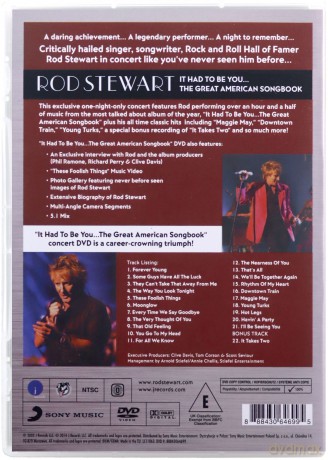 Rod Stewart: It Had To Be You...The Great American Songbook [DVD]