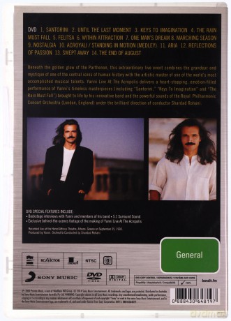 Yanni: Yanni Live At The Acropolis [DVD]
