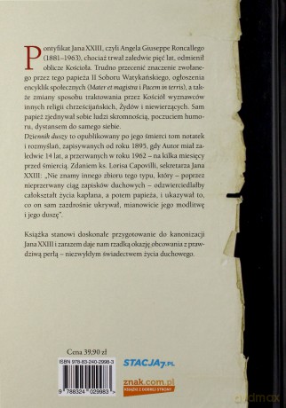 Dziennik duszy - Jan XXIII [KSIĄŻKA]