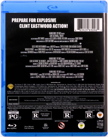 4 Film Favorites: Clint Eastwood Action: Firefox / Absolute Power / The Enforcer / Sudden Impact [4xBlu-Ray]