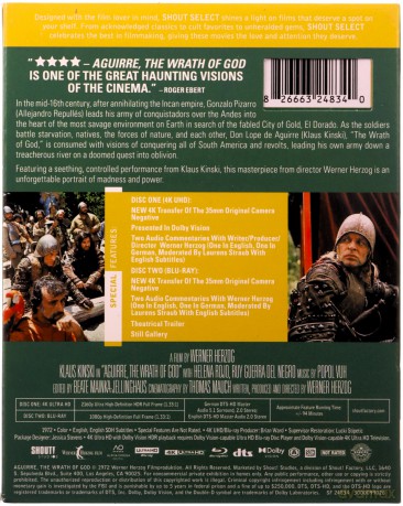 Aguirre, The Wrath Of God (Aguirre, gniew boży) [Blu-Ray 4K]+[Blu-Ray]
