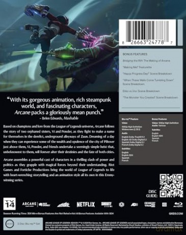Arcane: League of Legends - Season One (Limited) (steelbook) [3xBlu-Ray]