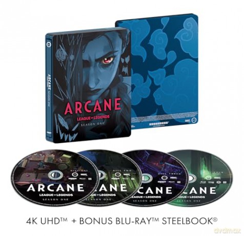Arcane: League of Legends - Season 1 (steelbook) [2xBlu-Ray 4K]+[2xBlu-Ray]