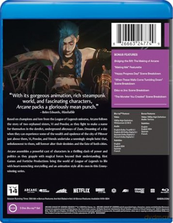 Arcane: League of Legends - Season 1 [3xBlu-Ray]