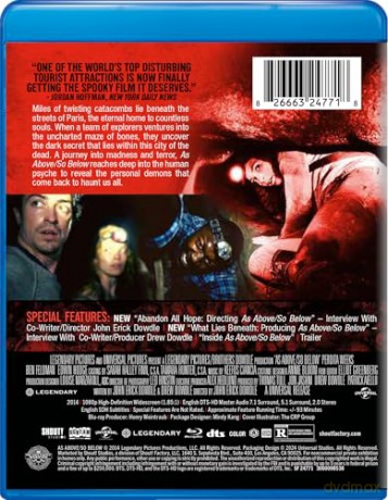 As Above, So Below (Jako w piekle, tak i na Ziemi) [Blu-Ray]