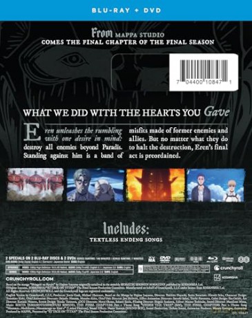 Attack on Titan - Final Season - THE FINAL CHAPTERS (Part 3) [DVD]