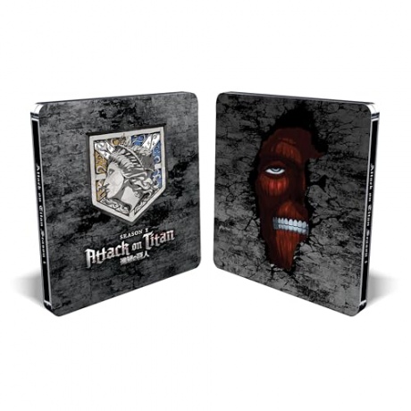 Attack on Titan Season 1 Complete (Atak Tytanów) (steelbook) [4xBlu-Ray]
